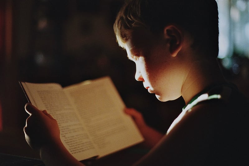 Student with books